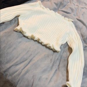 Cream colored sweater!